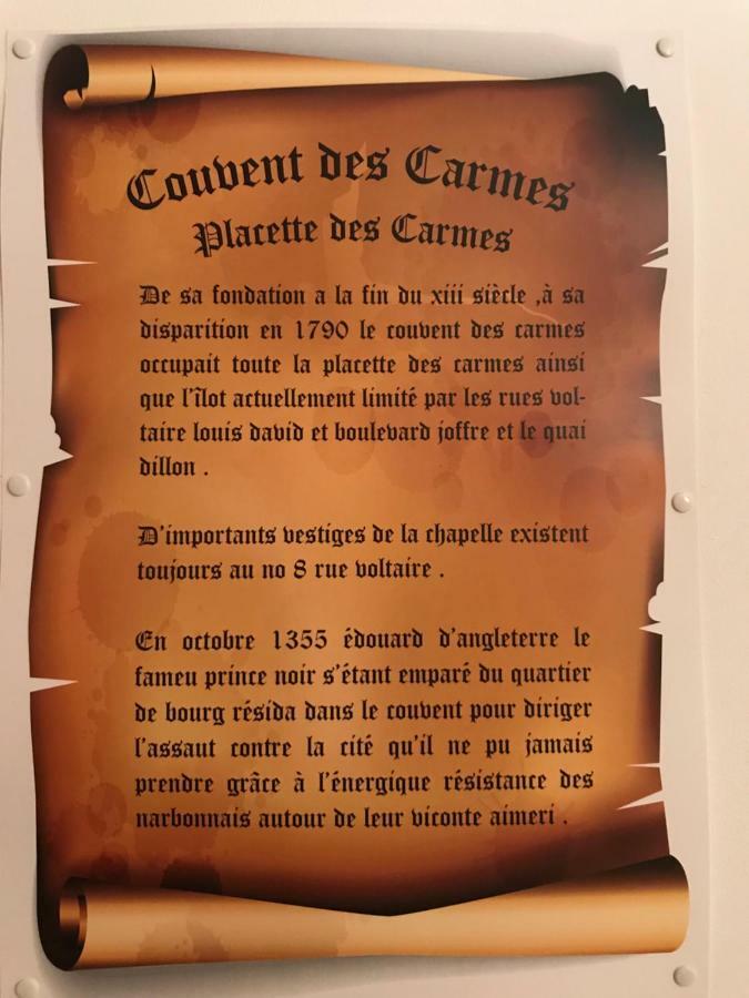 Appartement Du Couvent Narbonne Eksteriør bilde